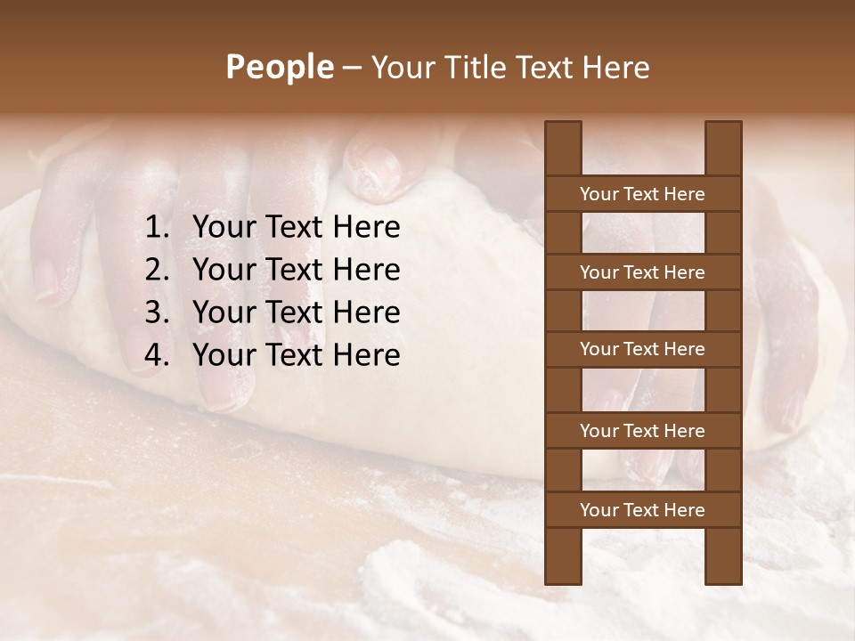 Creativity Hand Cake PowerPoint Template