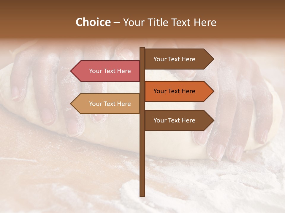 Creativity Hand Cake PowerPoint Template