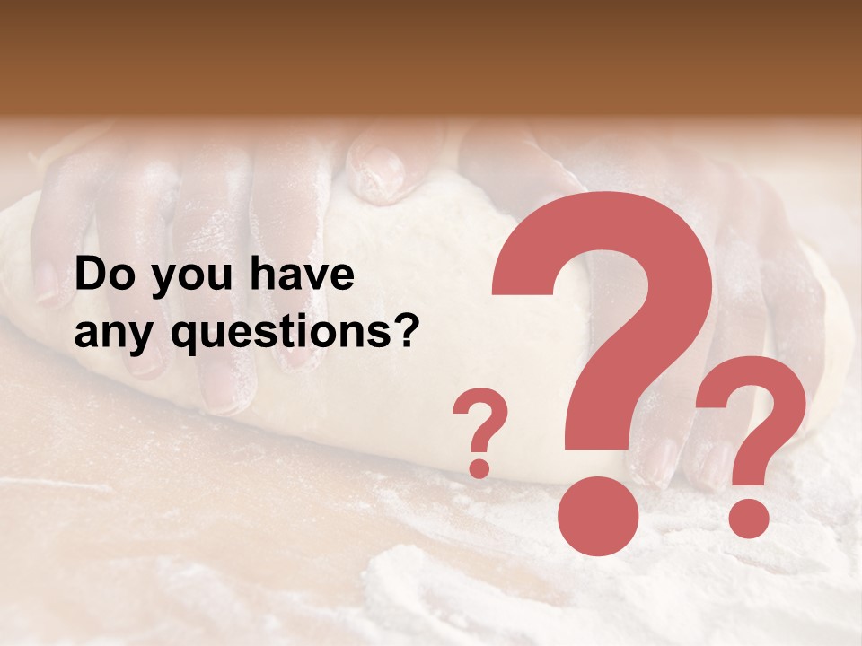 Creativity Hand Cake PowerPoint Template