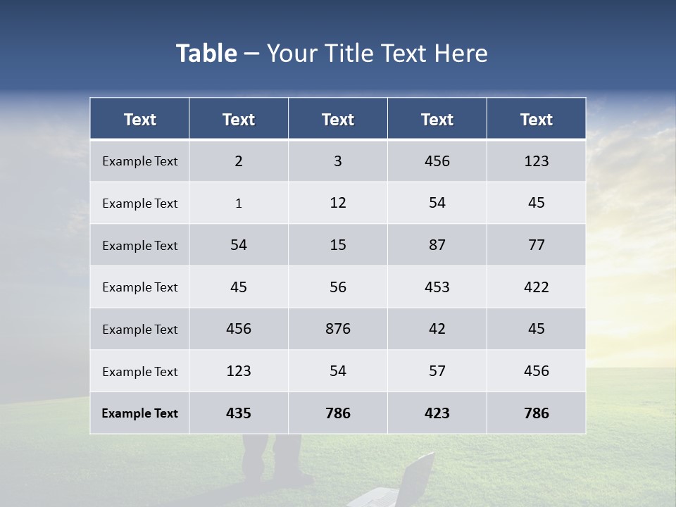 Person Healthy Male PowerPoint Template
