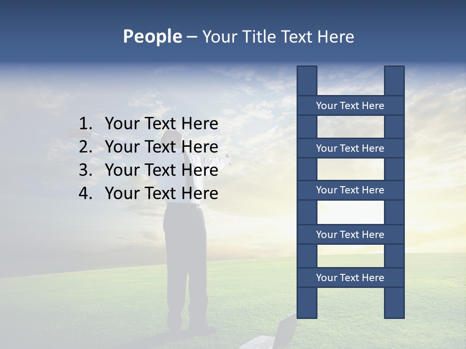 Person Healthy Male PowerPoint Template