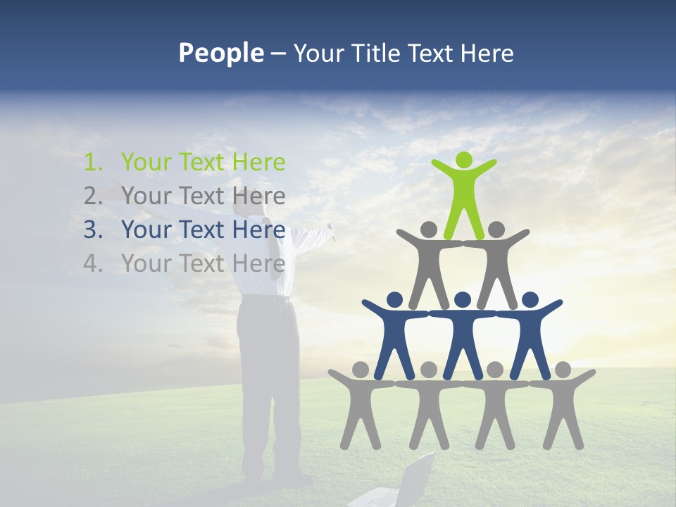 Person Healthy Male PowerPoint Template