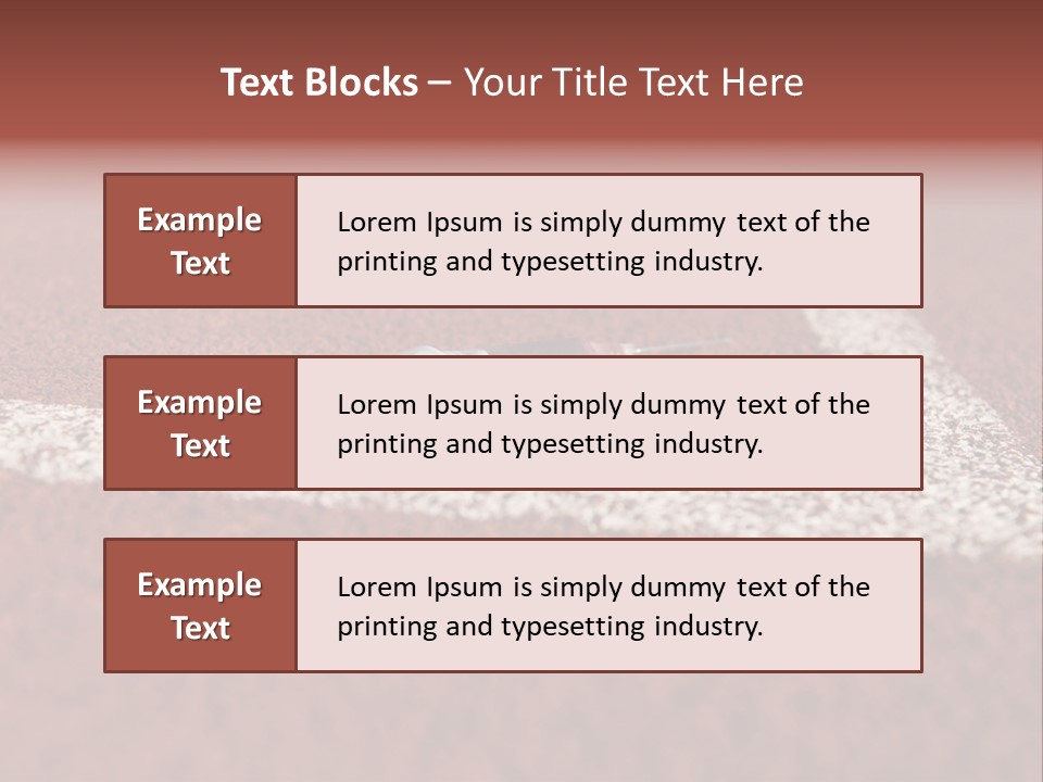 A Blood Dropper Laying On A Tennis Court PowerPoint Template