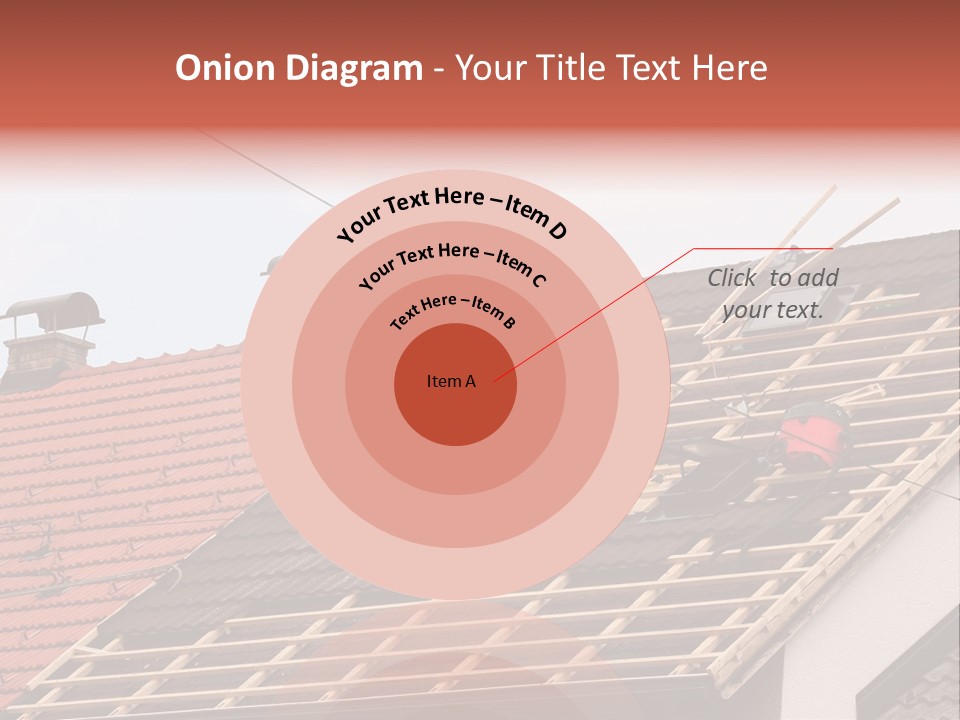 A Couple Of Men Working On A Roof PowerPoint Template