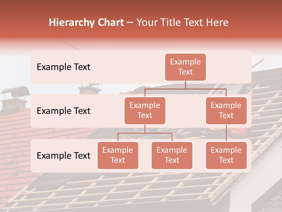 A Couple Of Men Working On A Roof PowerPoint Template