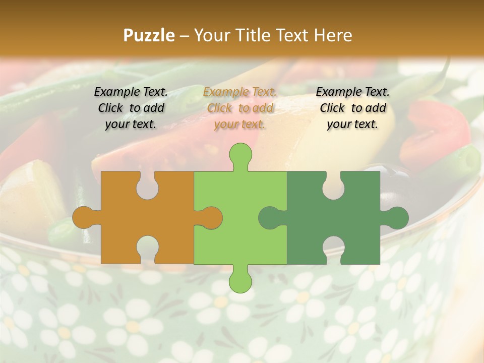 Selective Appetizer Fresh PowerPoint Template