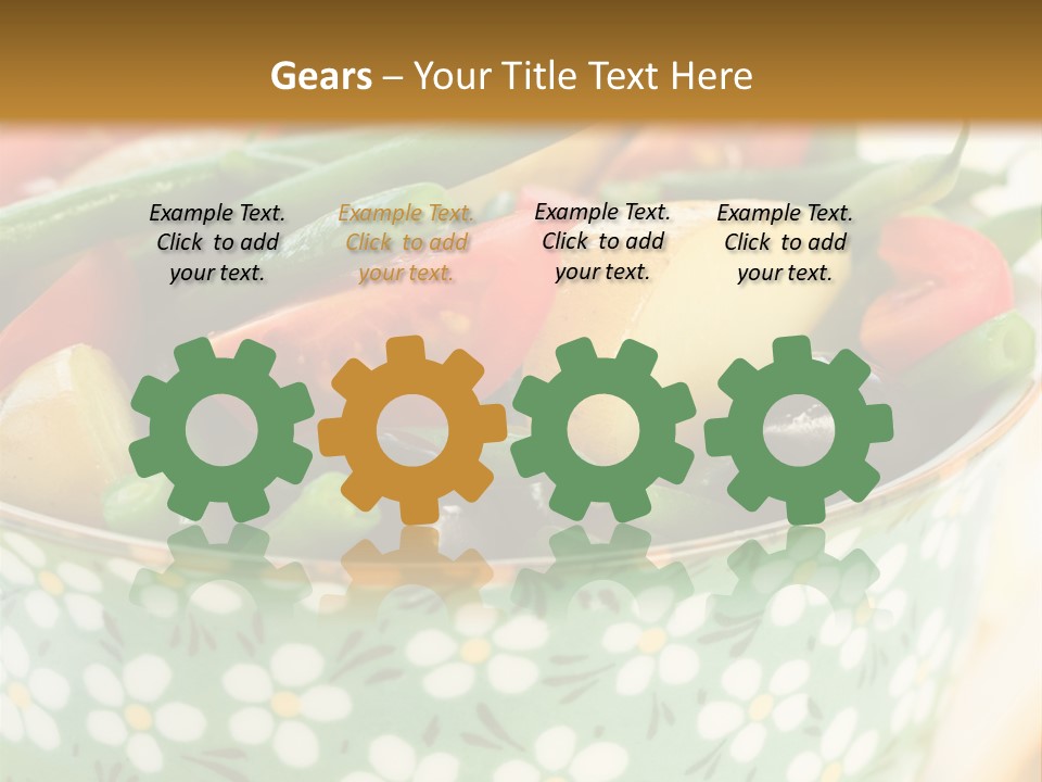 Selective Appetizer Fresh PowerPoint Template