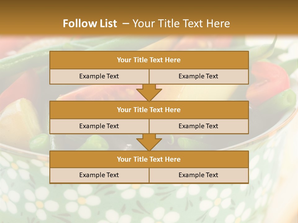 Selective Appetizer Fresh PowerPoint Template