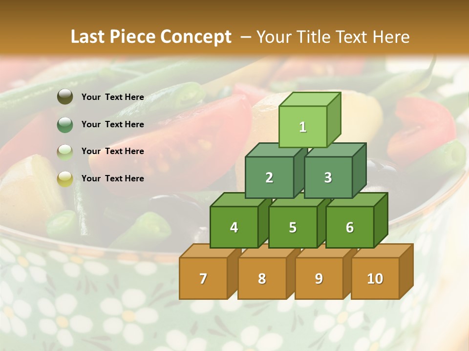 Selective Appetizer Fresh PowerPoint Template