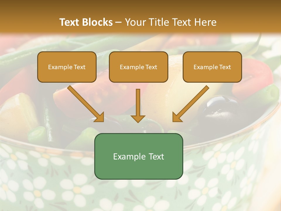 Selective Appetizer Fresh PowerPoint Template
