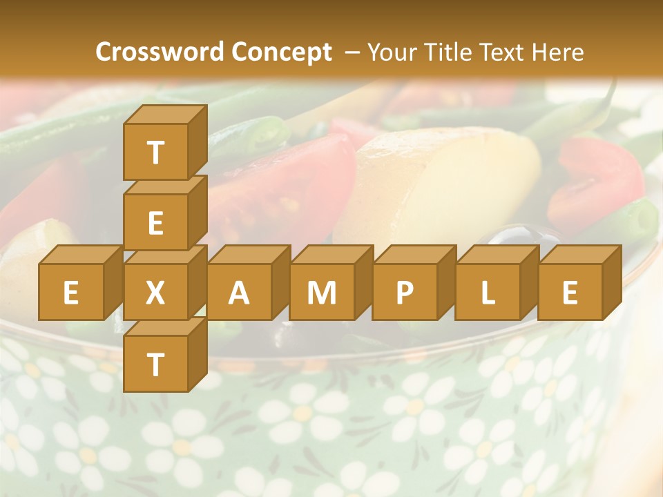 Selective Appetizer Fresh PowerPoint Template