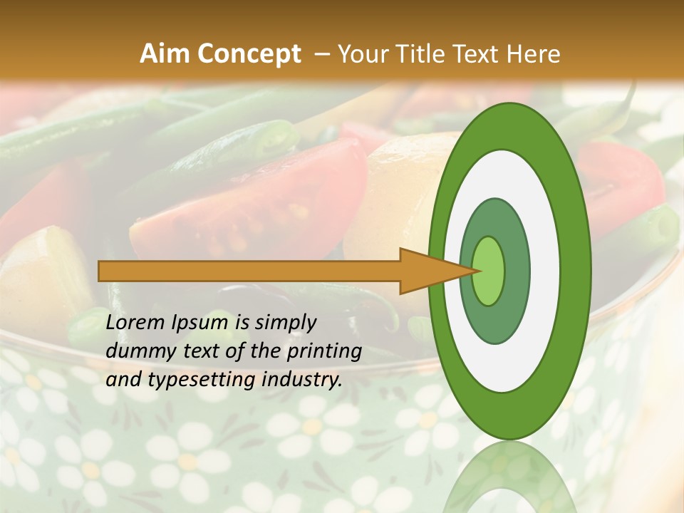 Selective Appetizer Fresh PowerPoint Template