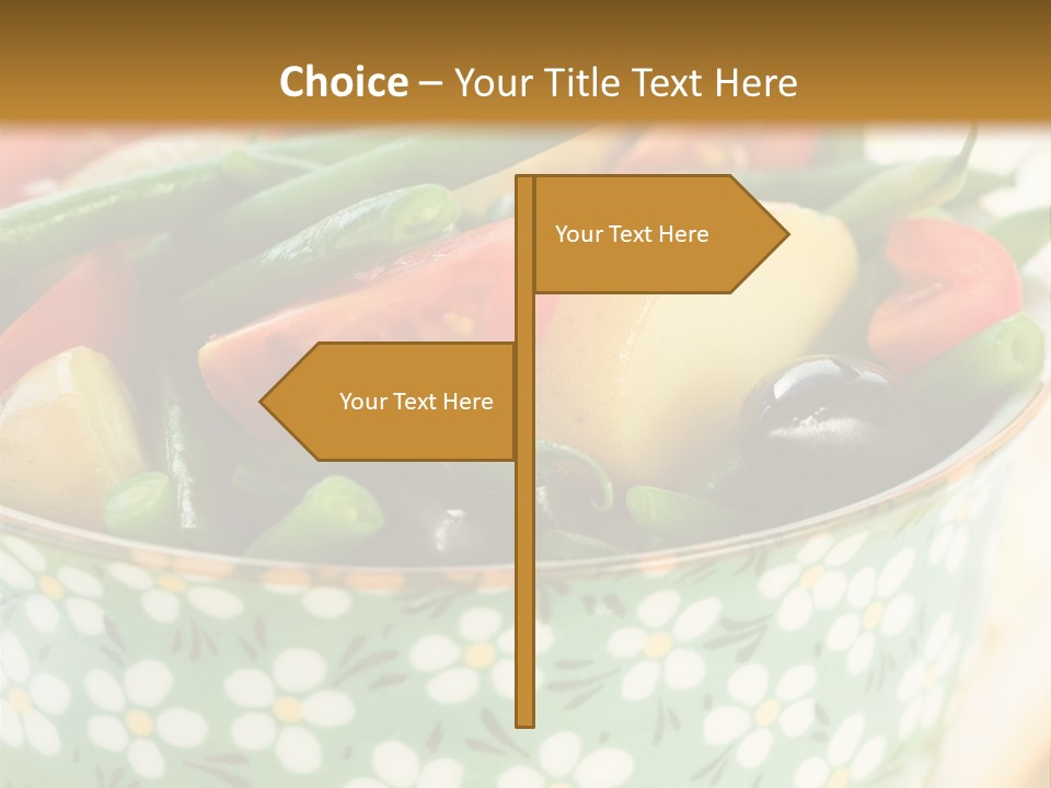 Selective Appetizer Fresh PowerPoint Template