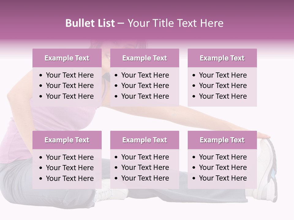 A Woman Sitting On The Ground With Her Arms Out PowerPoint Template