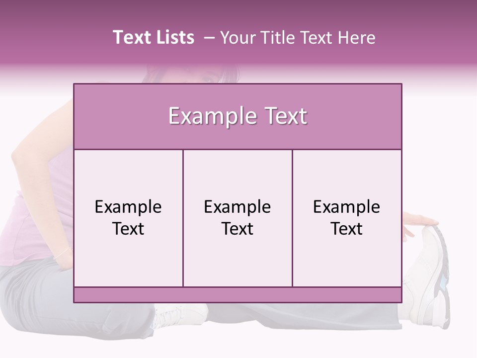 A Woman Sitting On The Ground With Her Arms Out PowerPoint Template