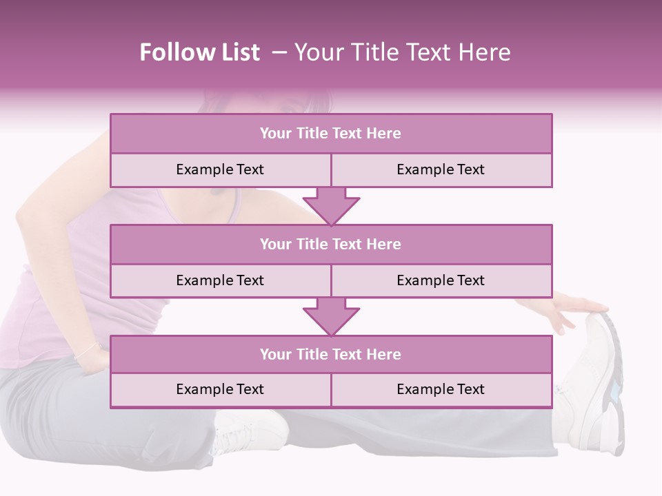 A Woman Sitting On The Ground With Her Arms Out PowerPoint Template