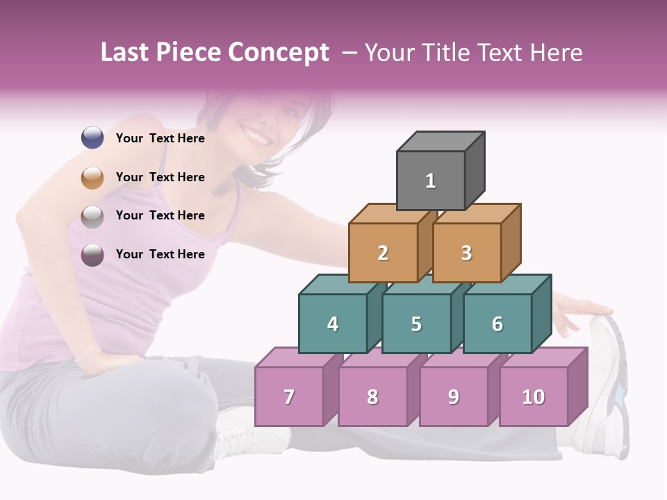 A Woman Sitting On The Ground With Her Arms Out PowerPoint Template