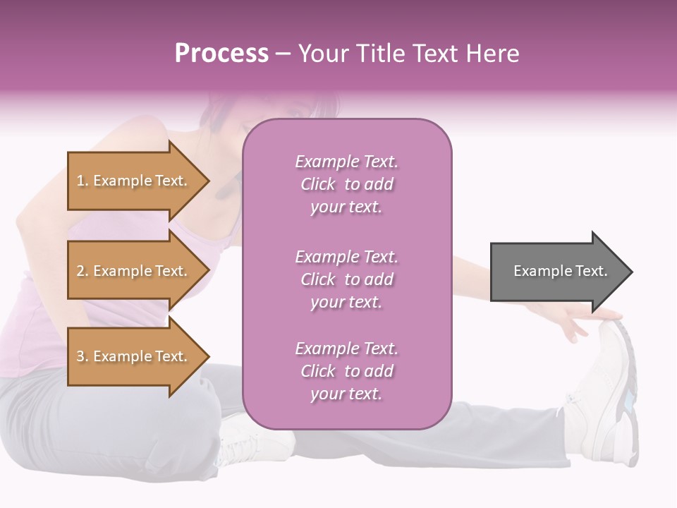A Woman Sitting On The Ground With Her Arms Out PowerPoint Template