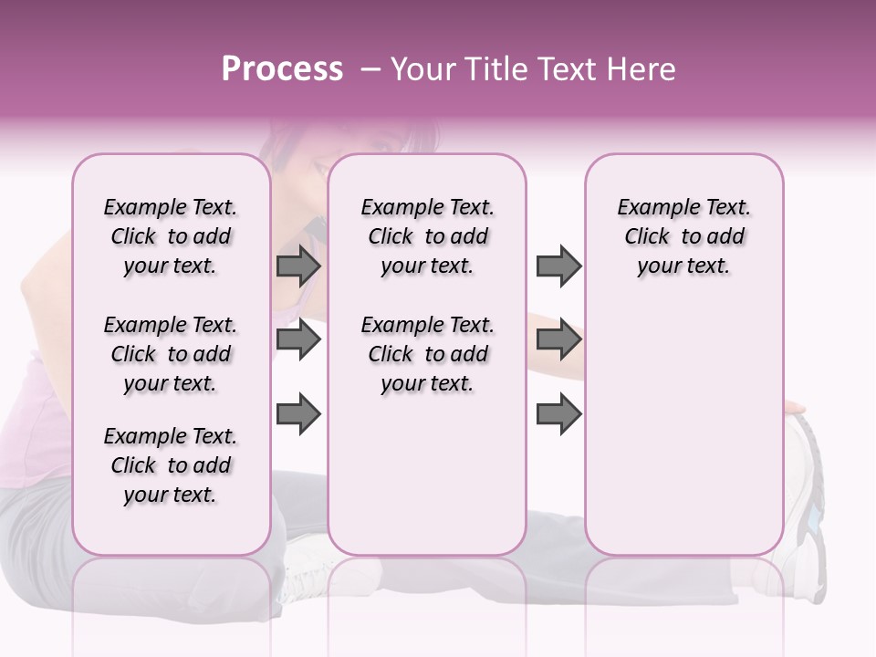 A Woman Sitting On The Ground With Her Arms Out PowerPoint Template