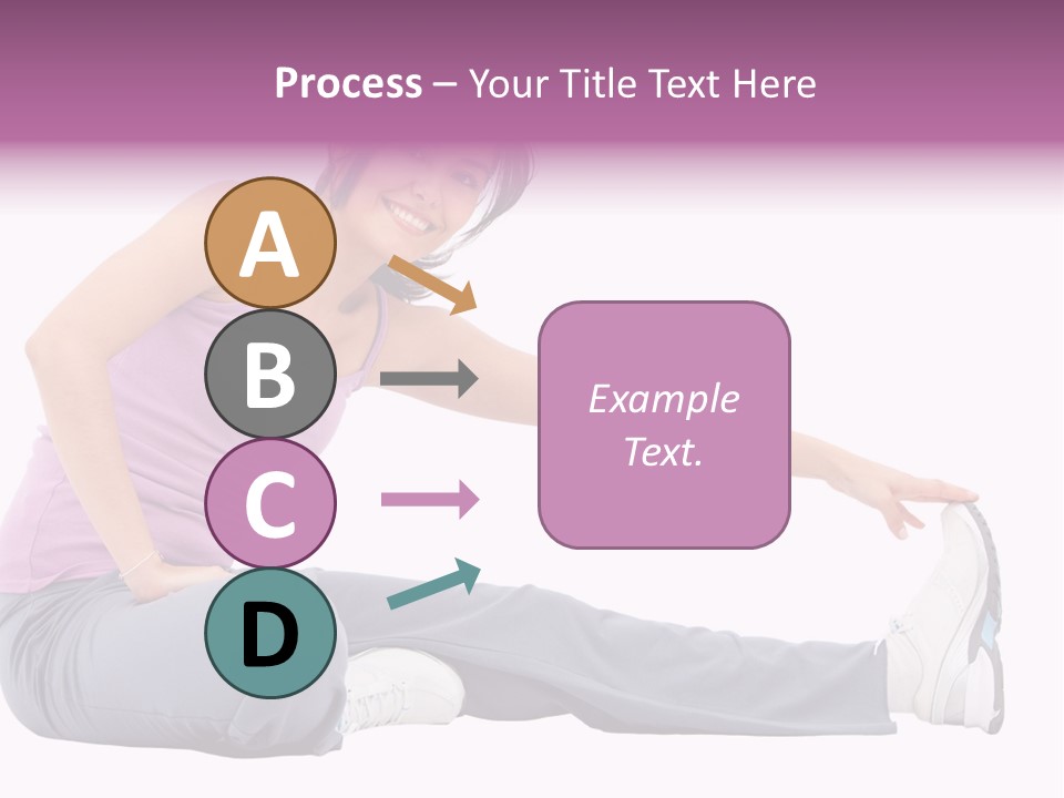 A Woman Sitting On The Ground With Her Arms Out PowerPoint Template