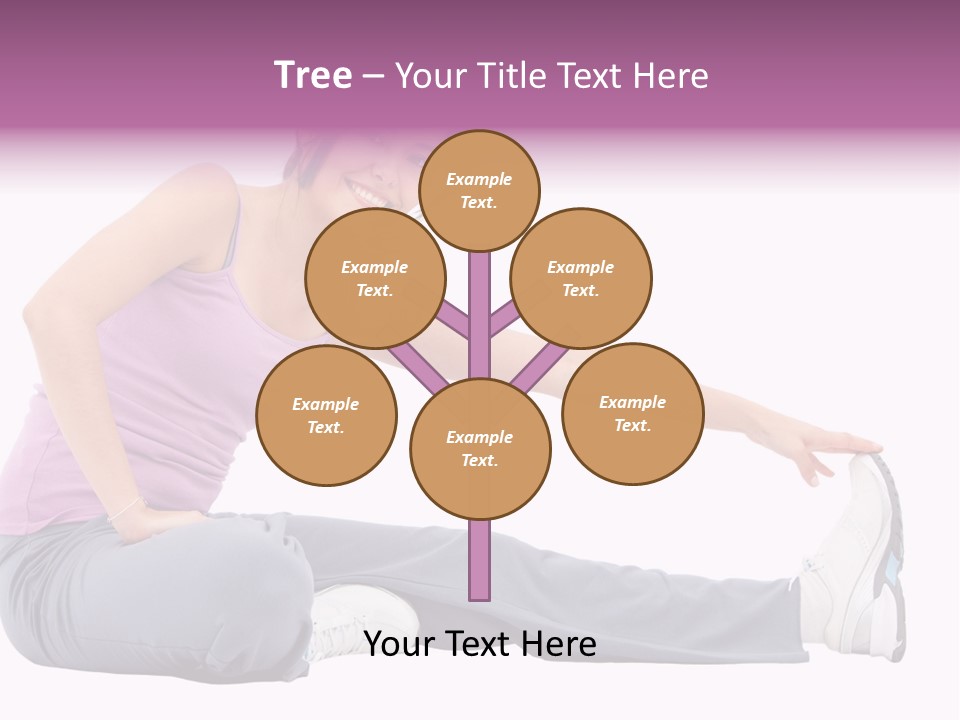 A Woman Sitting On The Ground With Her Arms Out PowerPoint Template