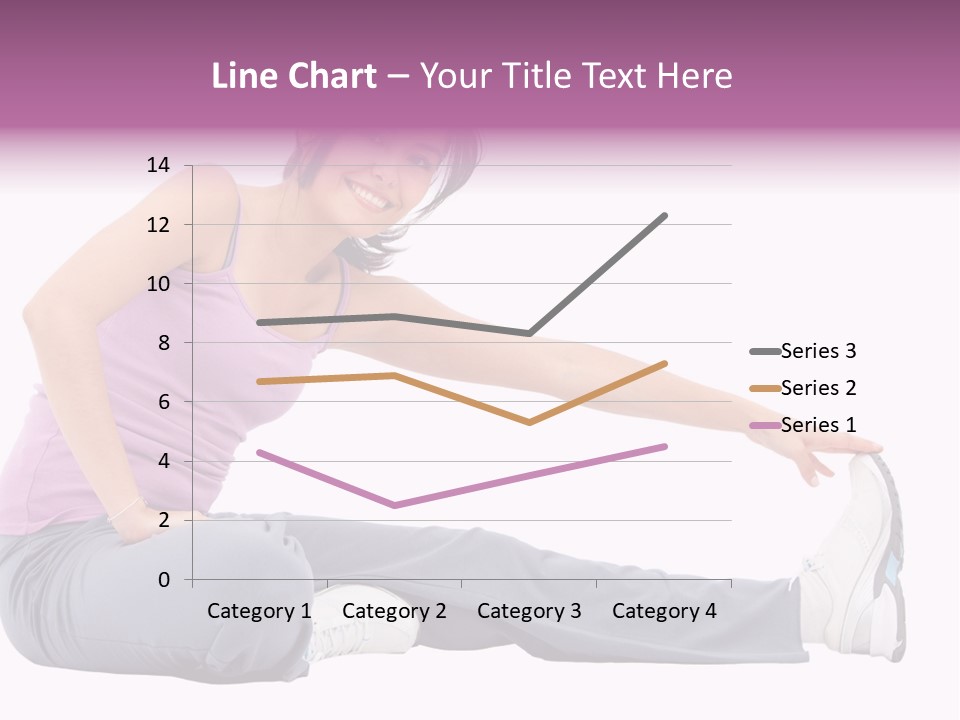 A Woman Sitting On The Ground With Her Arms Out PowerPoint Template