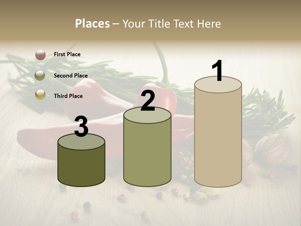 Cinnamon Cardamon Rosemary PowerPoint Template