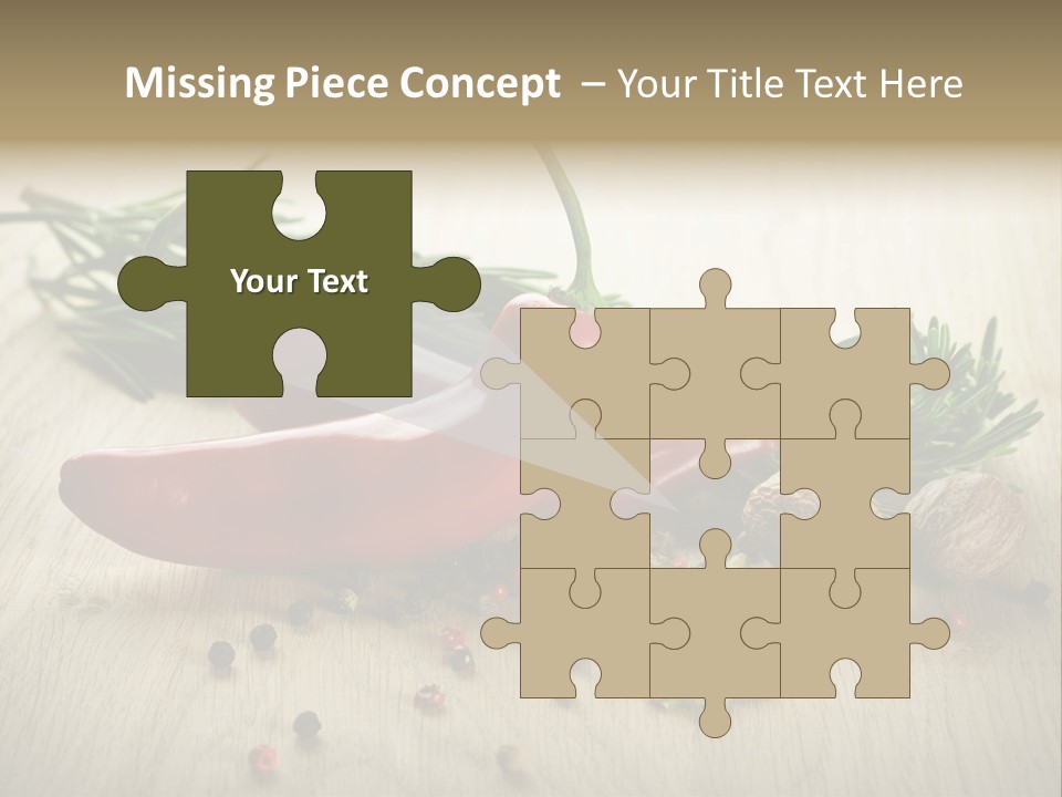 Cinnamon Cardamon Rosemary PowerPoint Template