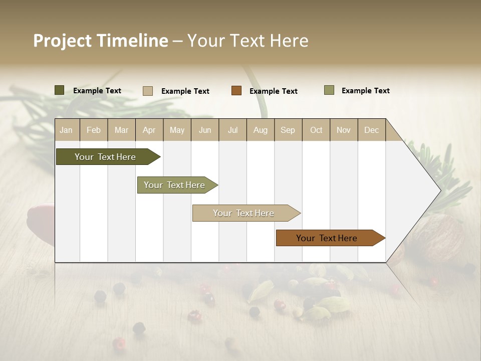 Cinnamon Cardamon Rosemary PowerPoint Template
