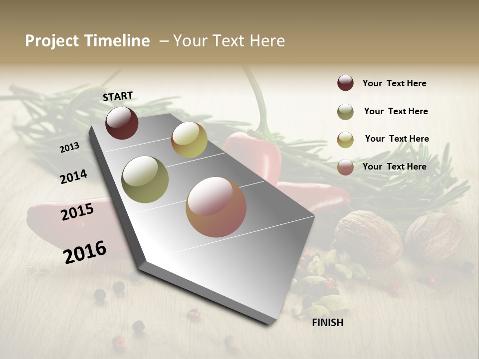 Cinnamon Cardamon Rosemary PowerPoint Template