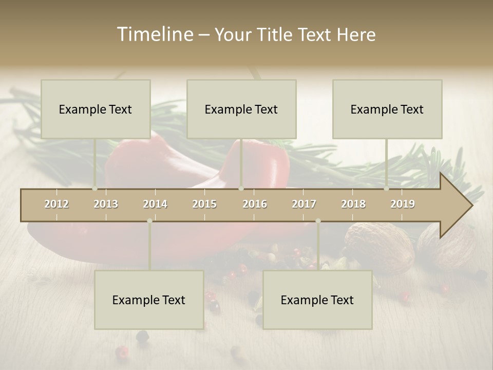 Cinnamon Cardamon Rosemary PowerPoint Template