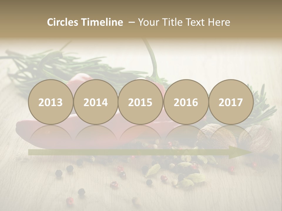 Cinnamon Cardamon Rosemary PowerPoint Template