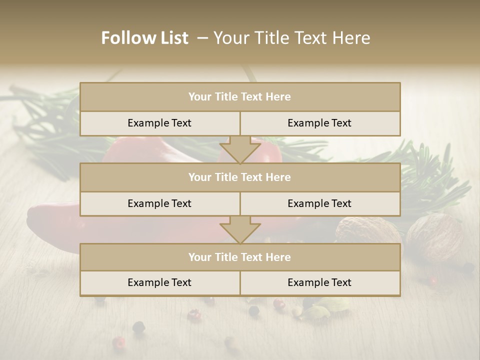 Cinnamon Cardamon Rosemary PowerPoint Template
