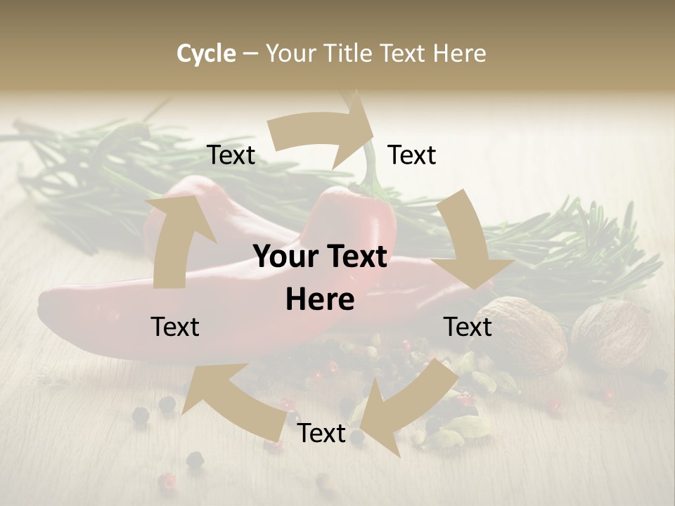 Cinnamon Cardamon Rosemary PowerPoint Template