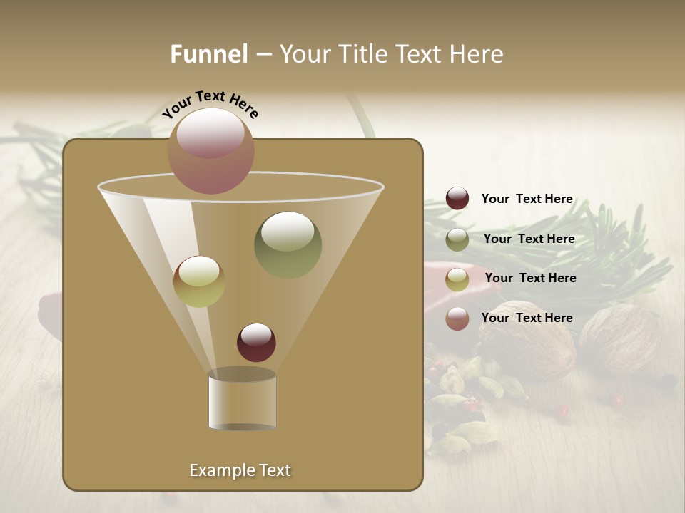 Cinnamon Cardamon Rosemary PowerPoint Template