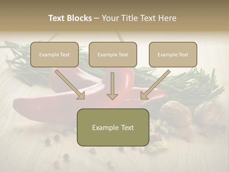 Cinnamon Cardamon Rosemary PowerPoint Template