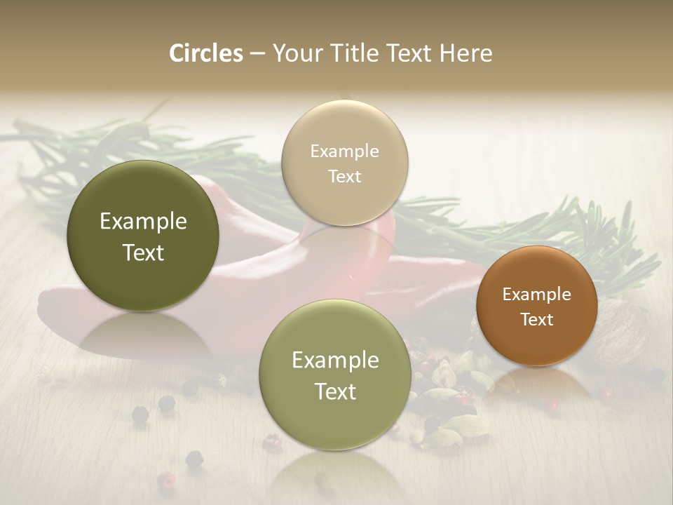 Cinnamon Cardamon Rosemary PowerPoint Template