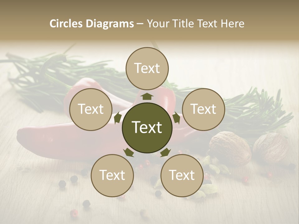 Cinnamon Cardamon Rosemary PowerPoint Template