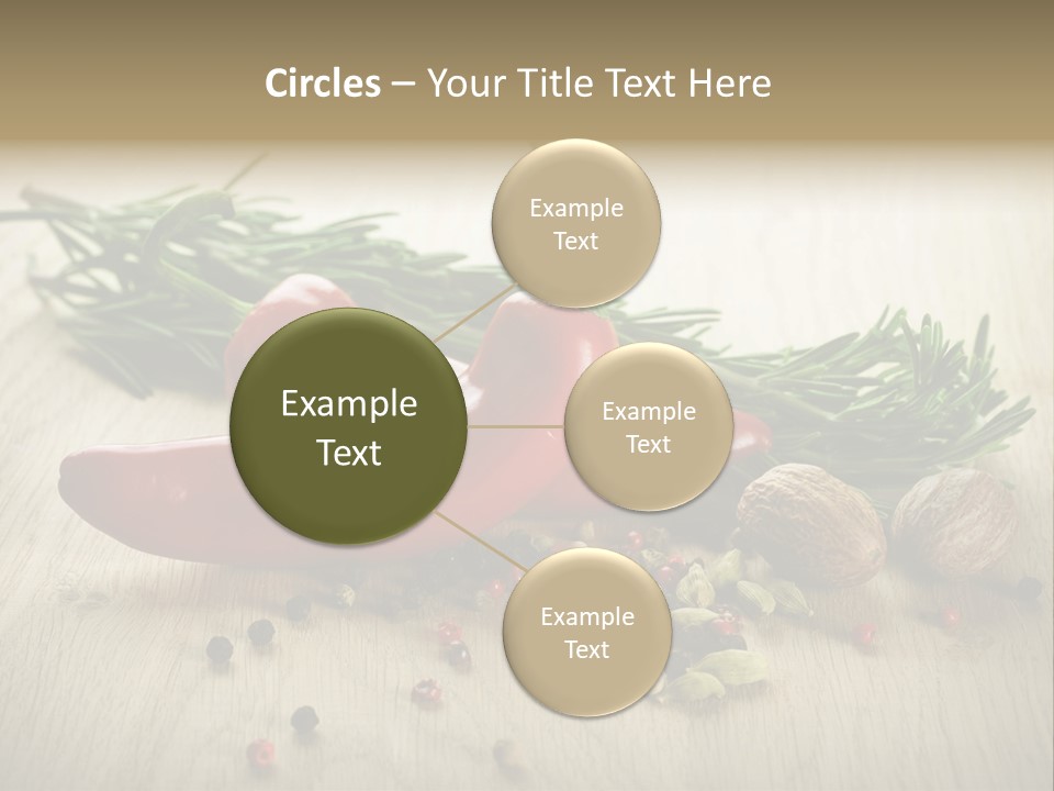 Cinnamon Cardamon Rosemary PowerPoint Template