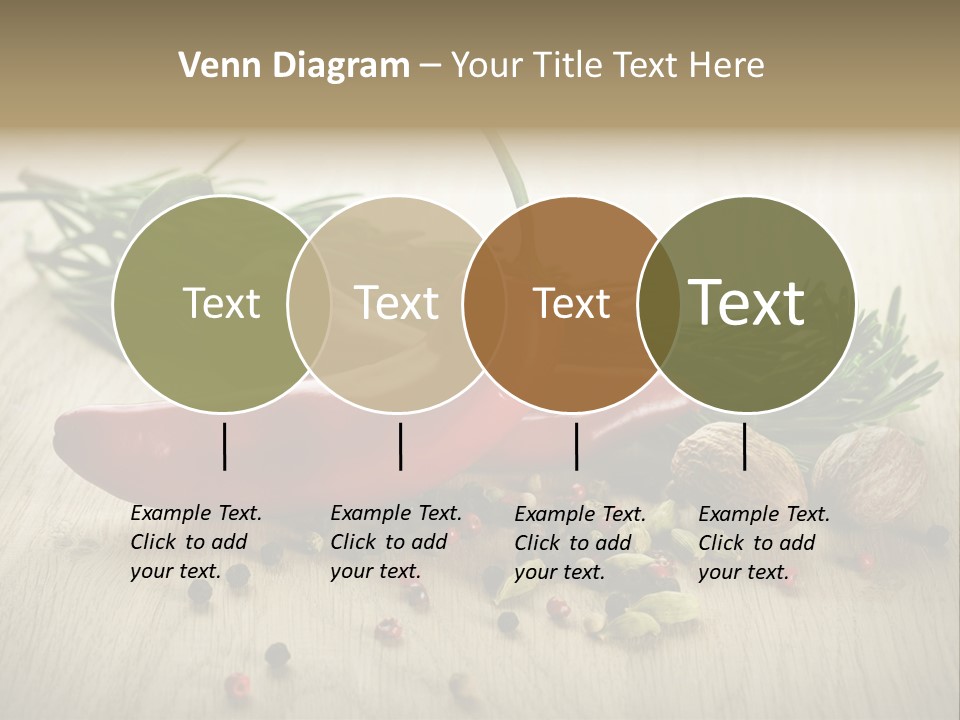 Cinnamon Cardamon Rosemary PowerPoint Template