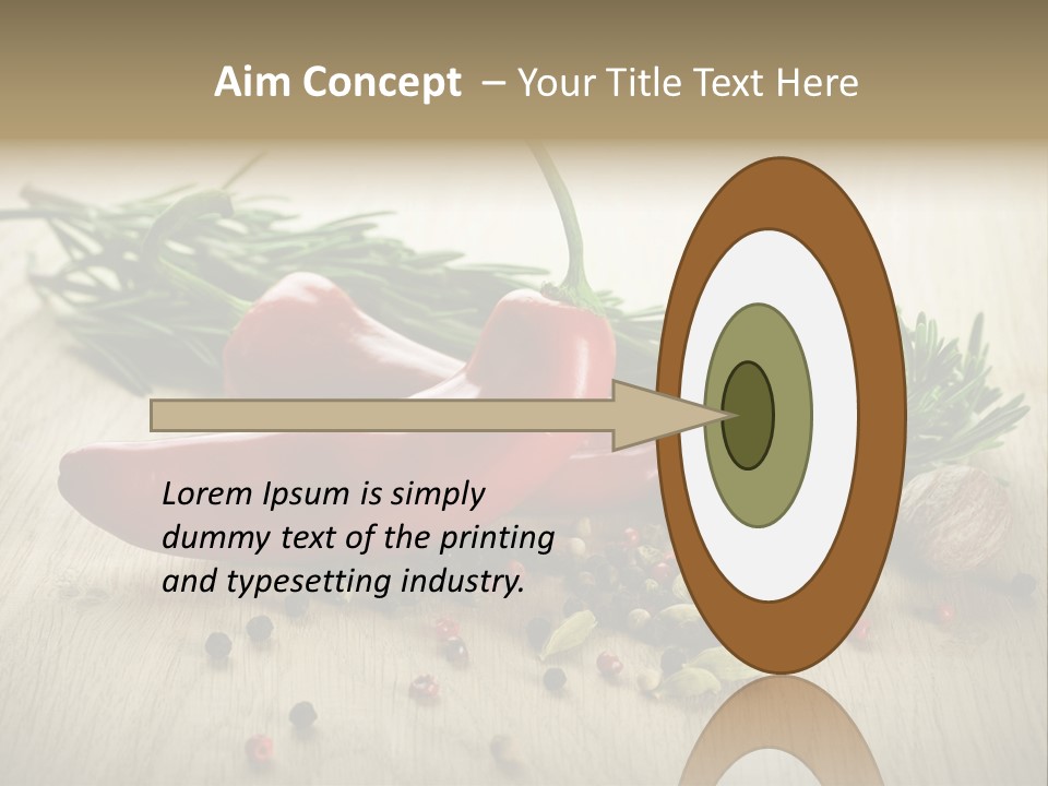 Cinnamon Cardamon Rosemary PowerPoint Template