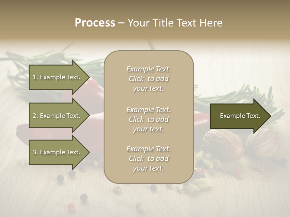 Cinnamon Cardamon Rosemary PowerPoint Template