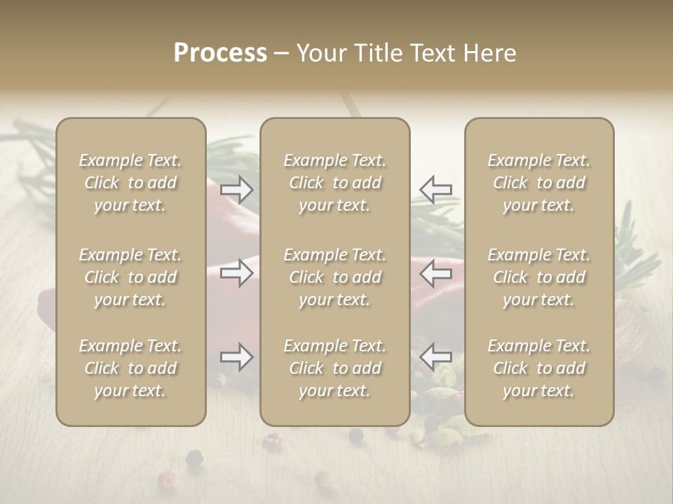 Cinnamon Cardamon Rosemary PowerPoint Template