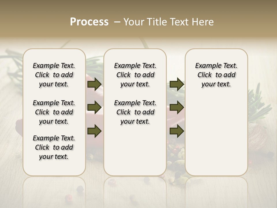 Cinnamon Cardamon Rosemary PowerPoint Template
