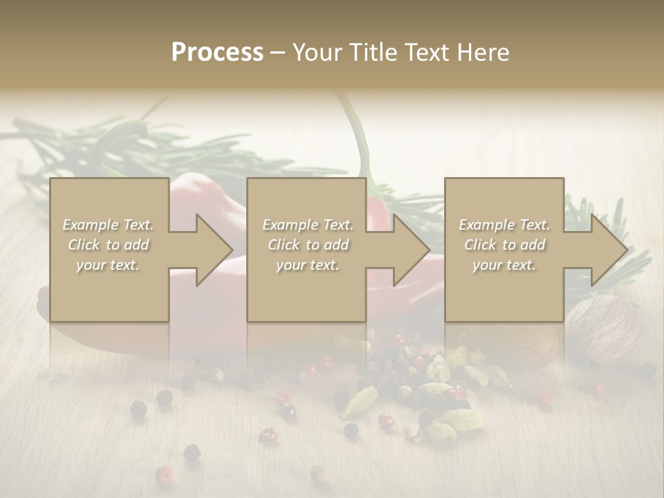 Cinnamon Cardamon Rosemary PowerPoint Template