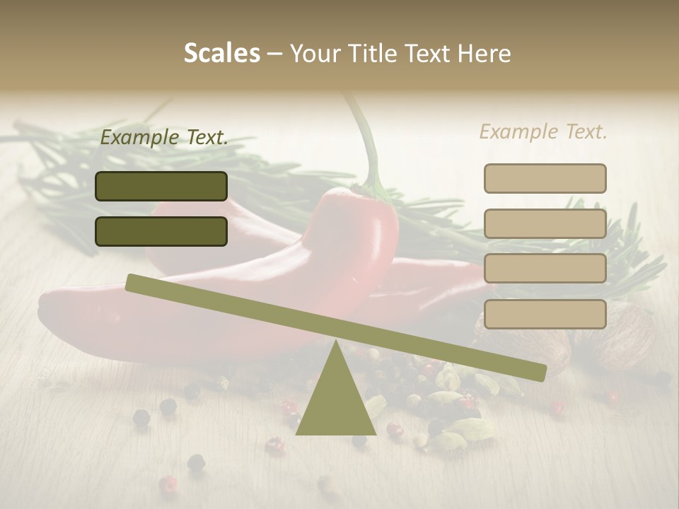 Cinnamon Cardamon Rosemary PowerPoint Template