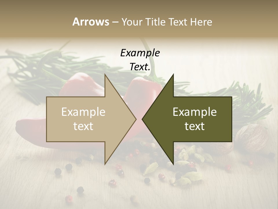 Cinnamon Cardamon Rosemary PowerPoint Template