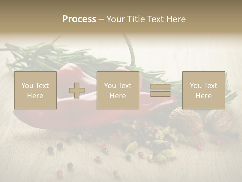 Cinnamon Cardamon Rosemary PowerPoint Template
