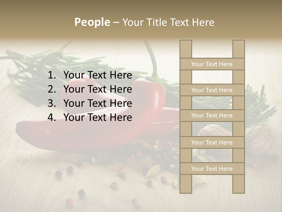 Cinnamon Cardamon Rosemary PowerPoint Template