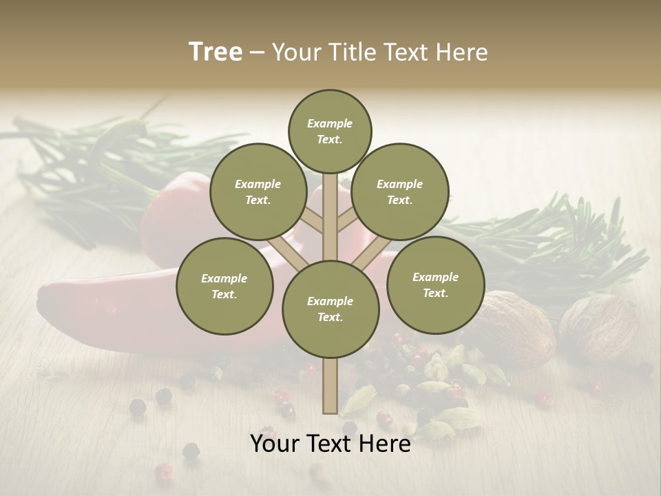Cinnamon Cardamon Rosemary PowerPoint Template